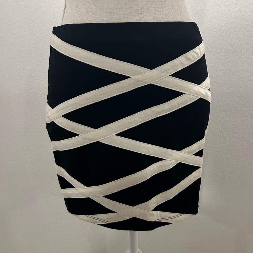 {Forever 21} Criss-cross Mini Skirt